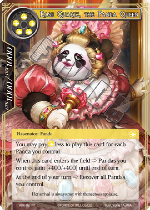 Rose Quartz, the Panda Queen