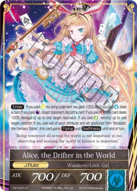 Alice, the Drifter in the World