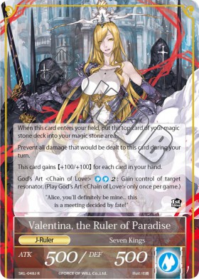 Valentina, the Ruler of Paradise
