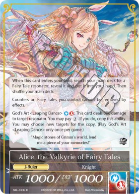 Alice, the Valkyrie of Fairy Tales